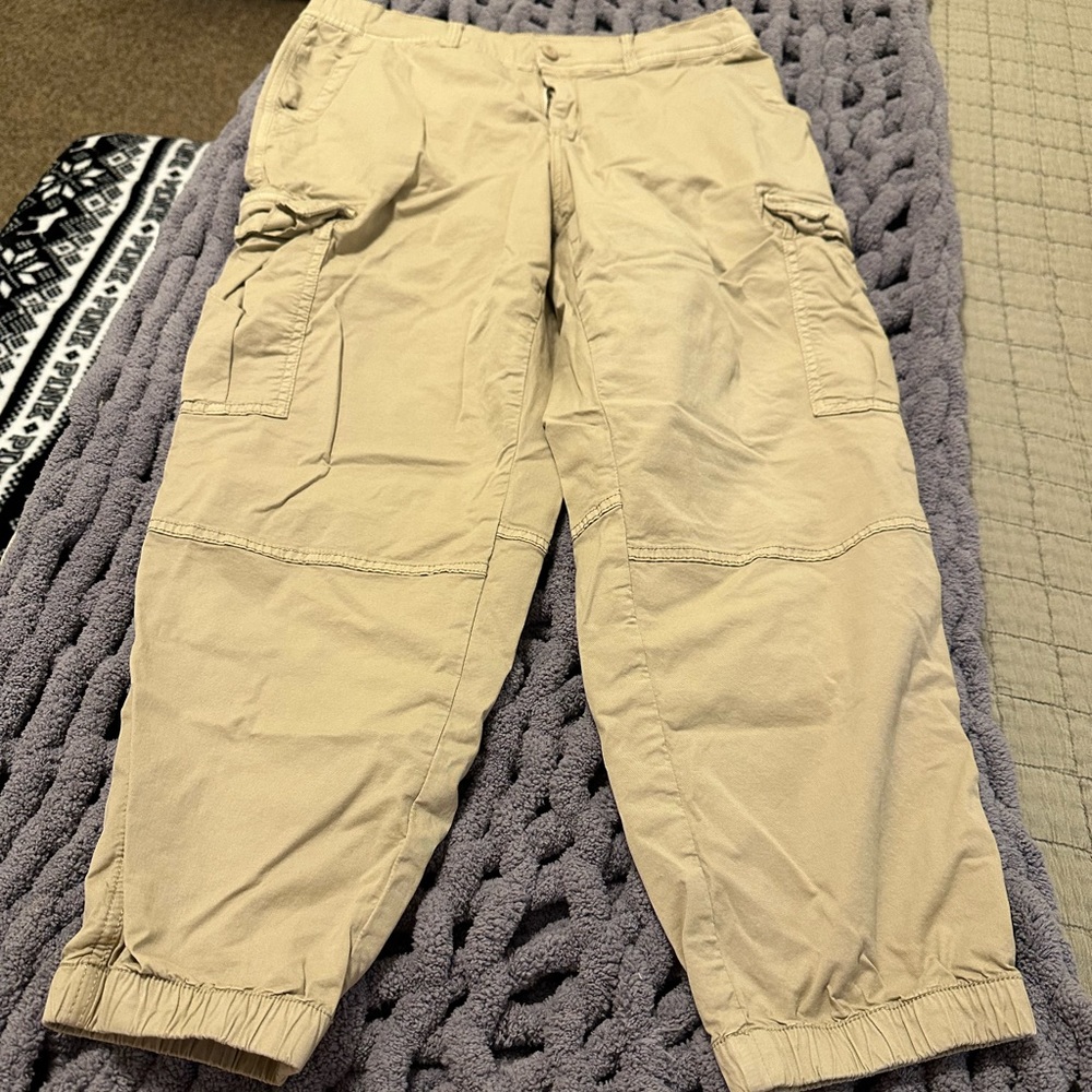 Khaki joggers
